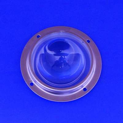 45 Degree Optical LED Lens With 78mm Diameter