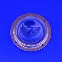 45 Degree Optical LED Lens With 78mm Diameter