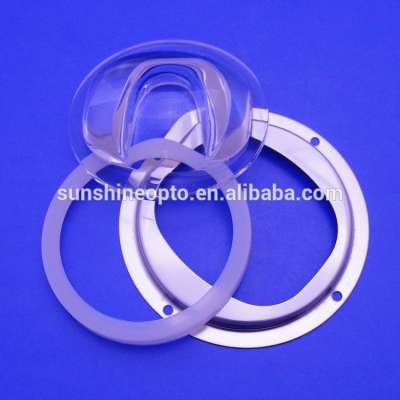 20W Glass LED LENS 66MM Diameter Glass Lens