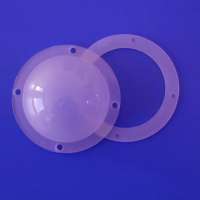 Milky Color 90MM Diameter PC Material 120 Degree Lens Cover