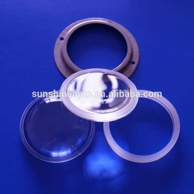 60 Degree 66mm COB LED  HighBay Glass lens